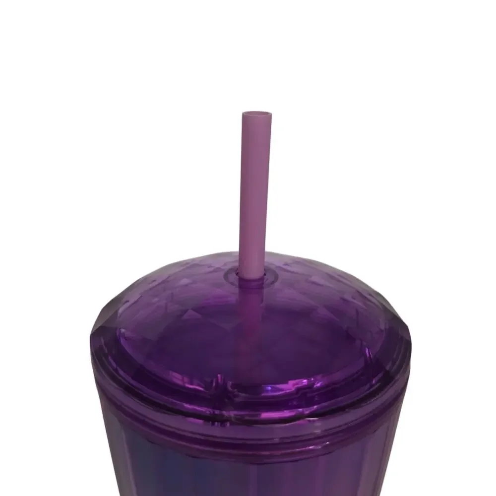 Starbucks Blue Purple Iridescent Kaleidoscope Dome Cup Tumbler 24 oz Venti